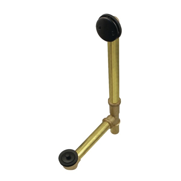 Kingston Brass DLL3160 16-Inch Lift and Lock Tub Waste and Overflow, Matte Black DLL3160 - main